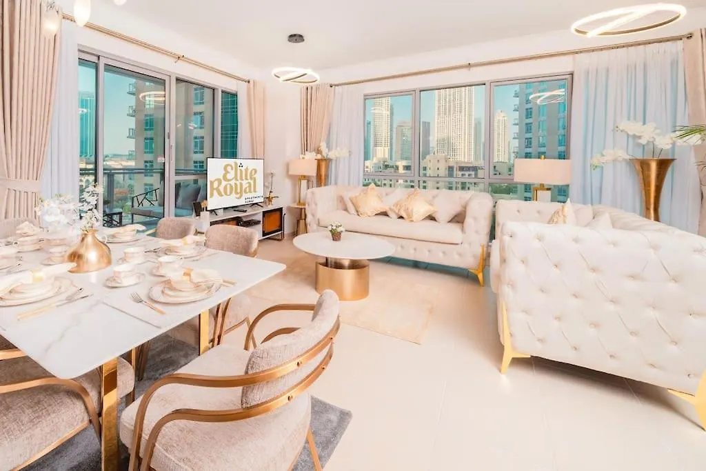 Elite Royal Apartment - Full Burj Khalifa & Fountain View - Luxurious - Viceroy Dubai